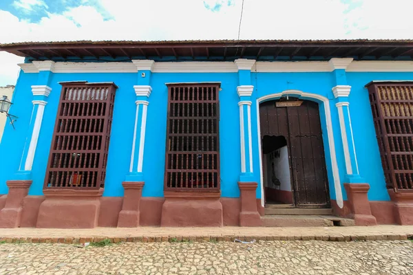 Krásný Výhled Koloniální Staré Město Barevnými Budovami Dlážděnými Ulicemi Trinidad — Stock fotografie