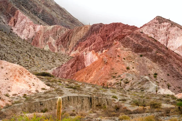 Quebrada Humahuaca Nın Kuzeybatı Arjantin Deki Jujuy Eyaletinde Güzel Bir — Stok fotoğraf