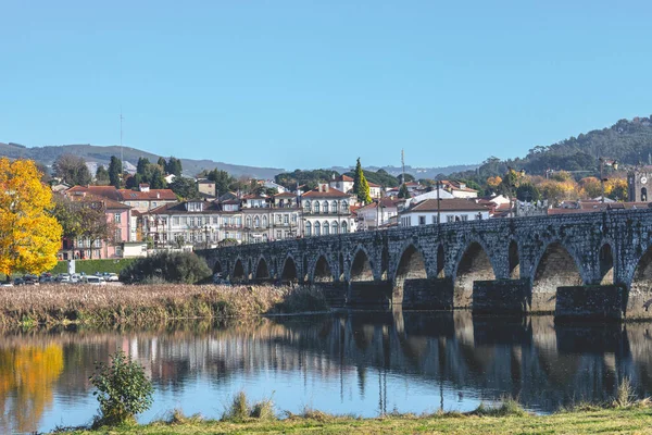 Річковий Краєвид Місто Понте Ліма Португалія — стокове фото