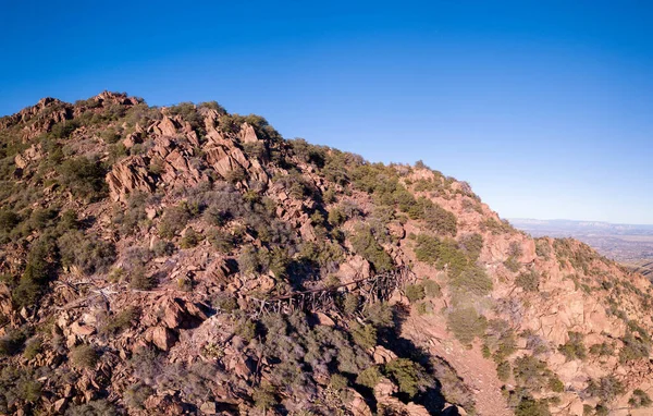 Ein Schöner Blick Auf Jerome Stadt Arizona — Stockfoto