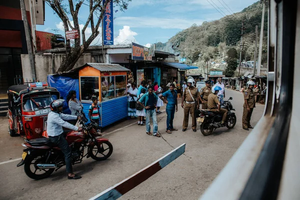 Бар Поліція Шрі Ланки — стокове фото