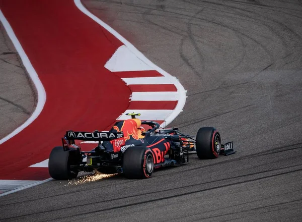 Fast 2021 Usgp Race Car Austin Track Qualify Day United — Stock Photo, Image