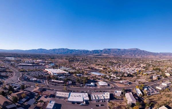 Aerial View Jerome Arizona Clear Cloudless Sky — Stock Photo, Image