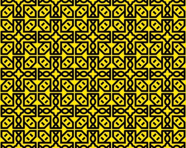 Arkaplan veya duvar kağıdı için mükemmel sarı renkte pürüzsüz bir kiremit deseni