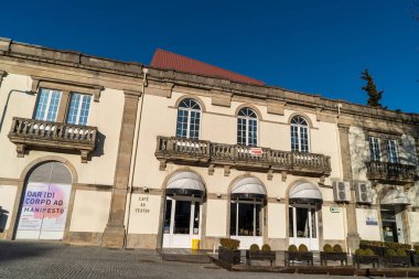 Lizbon, Portekiz şehir merkezindeki eski binalar.