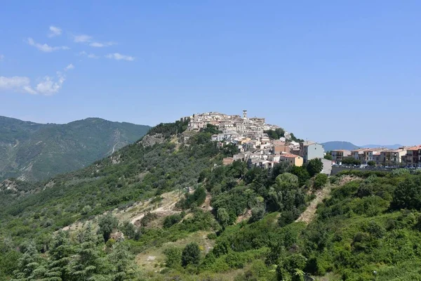 Panoramic View Molise Village Trivento Italy — Zdjęcie stockowe
