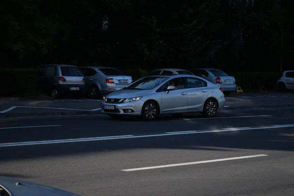 Bom Carro Rua Brasov Romênia Verão — Fotografia de Stock