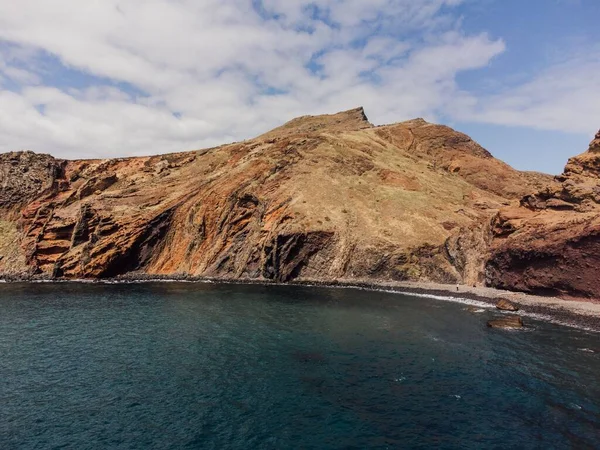 Eine Wunderschöne Küstenlandschaft Mit Bergen Auf Madeira Portugal — Stockfoto