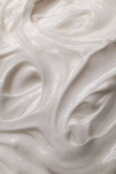 Λευκή Καλλυντική Κρέμα Περιποίησης Δέρματος Ενυδατική Υφή — Φωτογραφία Αρχείου
