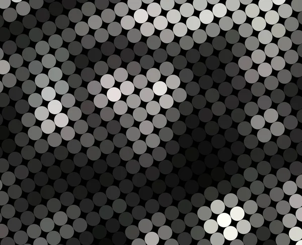 Illustration Black White Circles Dark Background — Stock Photo, Image