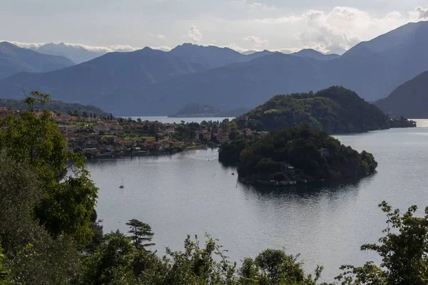 Hermoso Paisaje Del Lago Como Italia — Foto de Stock