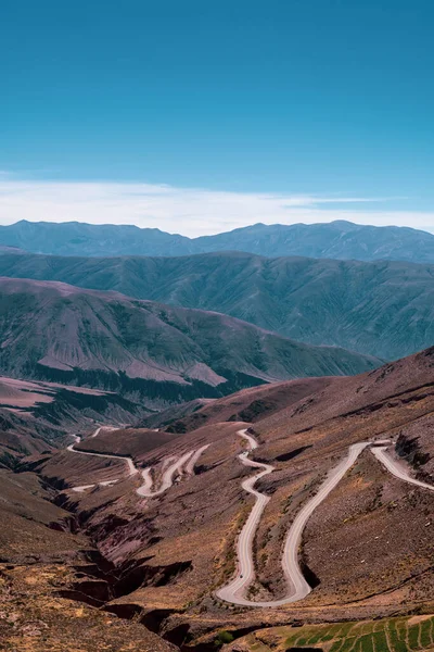 Una Hermosa Vista Quebrada Humahuaca Ubicada Provincia Jujuy Noroeste Argentino — Foto de Stock