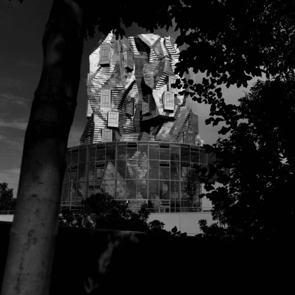 Moderní Architektura Věže Luma Arles Parku Workshop — Stock fotografie