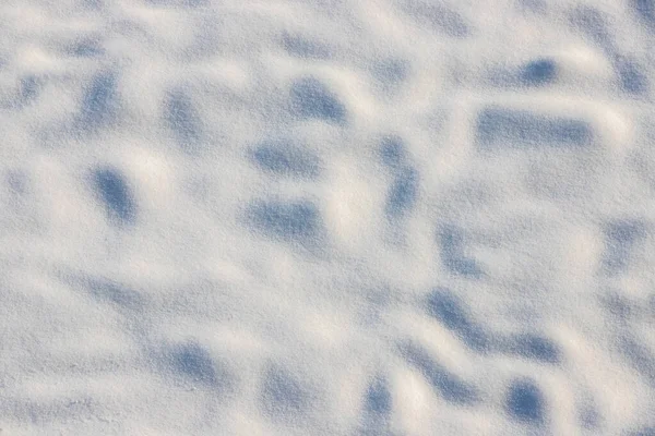 Tiro Close Camada Neve Com Pequenos Solavancos — Fotografia de Stock