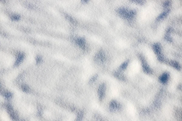 Nahaufnahme Einer Schneeschicht Mit Kleinen Dünen — Stockfoto