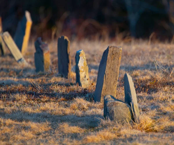 Der Pionierfriedhof Kanada Auf Dem Siedler Begraben Wurden — Stockfoto