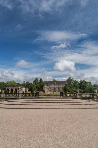 Staffordshire Lakeside Italian Gardens Landscape Stoke Trent — Stock Photo, Image