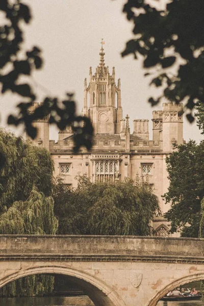 Cambridge Katedrális Függőleges Képe — Stock Fotó