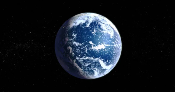 Breathtaking View Earth Globe Seeing Space Isolated Black Background — Stock Photo, Image