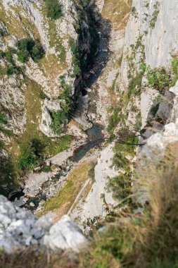 Tepeden nehrin en üst manzarası