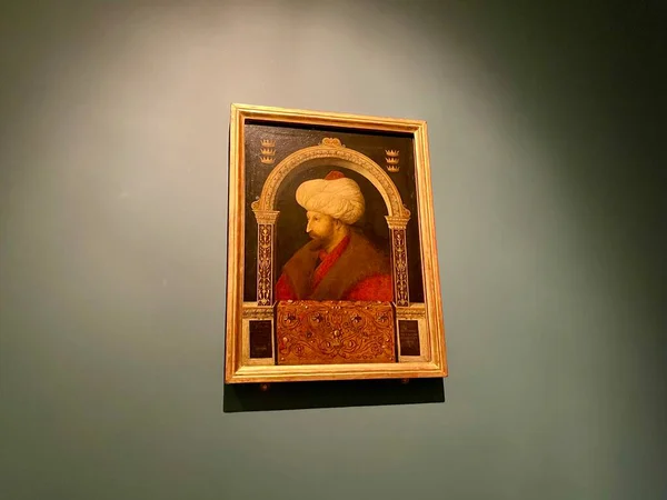 Maalaus Fatih Sultan Mehmet Sulttaani Ottomaanien Valtakunnan — kuvapankkivalokuva