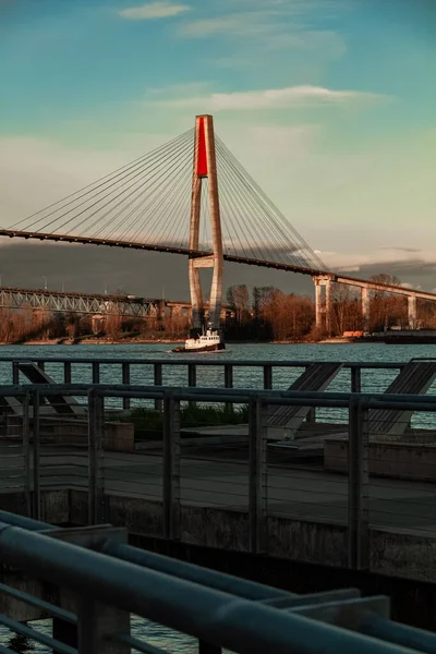ニューウェストミンスターの橋の美しいショット — ストック写真