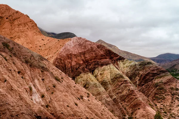 Una Hermosa Vista Quebrada Humahuaca Ubicada Provincia Jujuy Noroeste Argentino — Foto de Stock