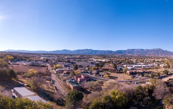 Aerial View Jerome Arizona Clear Cloudless Sky — Stock Photo, Image