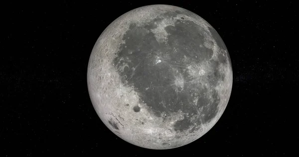 Захватывающий Вид Яркую Полную Луну Ночном Небе — стоковое фото