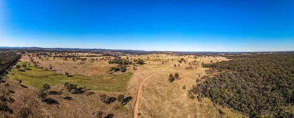 Uma Vista Panorâmica Aérea Campo Emmaville Nsw Austrália — Fotografia de Stock