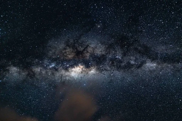 Zachwycające Ujęcie Galaktyki Drogi Mlecznej Nocy Idealne Tapety — Zdjęcie stockowe