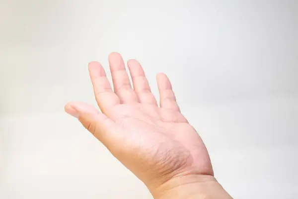 Primo Piano Della Mano Verso Alto — Foto Stock