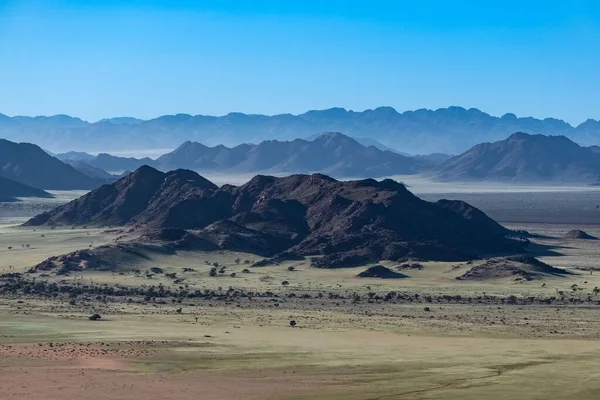 Namibia Aerial View Namib Desert Raining Season Beautiful Landscape — Foto de Stock