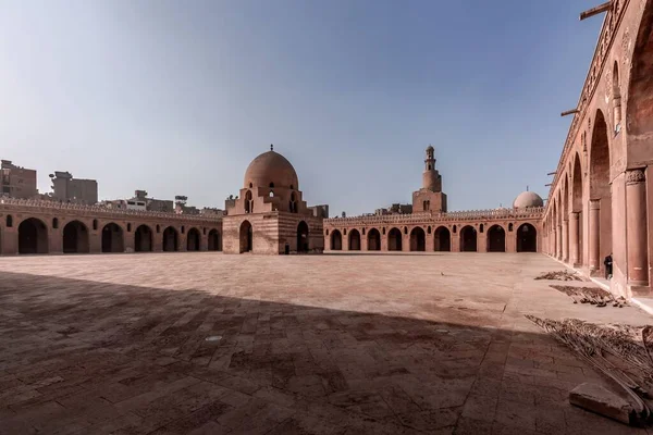 Halaman Masjid Ibn Tulun Kairo Abad Pertengahan Mesir — Stok Foto