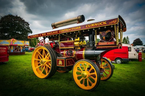 Closeup Traction Engine Yorkshire Traction Engine Rally 2021 — Stock Photo, Image