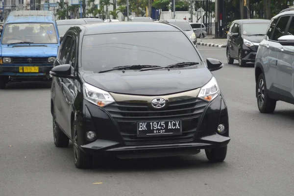 2021 Toyota Calya Tipi Medan Kuzey Sumatra Indone — Stok fotoğraf