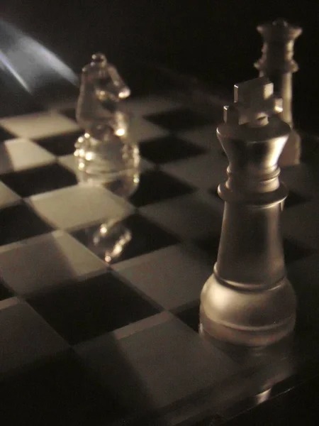 체스판에 항목의 — 스톡 사진