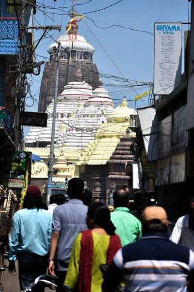 Jagannath Tapınağı Vishnu Nun Bir Formu Olan Jagannath Adanmış Önemli — Stok fotoğraf