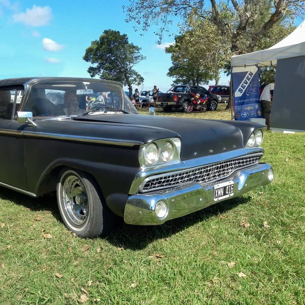 Chascomus Argentina Apr 2022 Old Black Ford Fairlane 500 1959 — стоковое фото