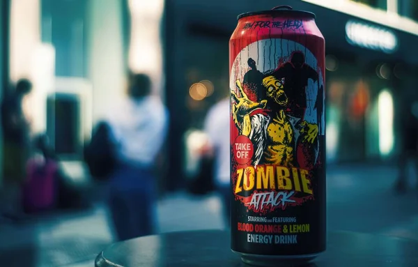 Stuttgart Germany July 2022 Kingstreet Bizarre Can Energy Drink Called — Stock Photo, Image