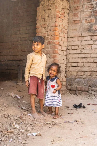 Bihar Tem Multidimensionalmente Pobre Onze Distritos Bihar Têm Pobreza Kishanganj — Fotografia de Stock