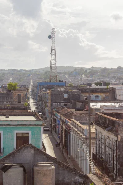 Ένα Κάθετο Πλάνο Της Κατοικημένης Περιοχής Της Οδού Ρίο Matanzas — Φωτογραφία Αρχείου