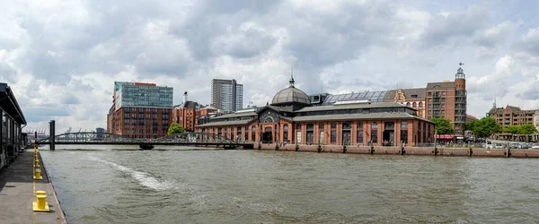 Historic Fish Auction Hall German Fischauktionshalle Nowadays Used Venue Harbor — Stock Photo, Image