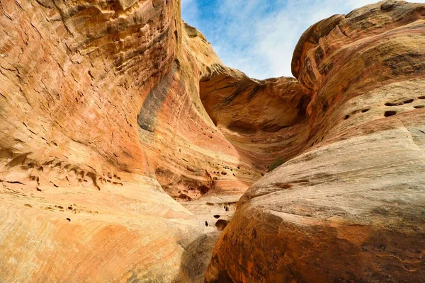 Belos Padrões Charyn Canyon Cazaquistão — Fotografia de Stock
