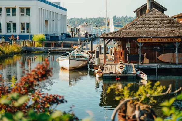 Lakehouse Boat Union Lake Seattle Washington Usa — Stock Photo, Image