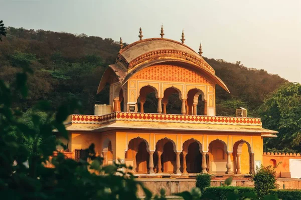 Kanak Vrindavan Mahal Sob Raios Sol Jaipur Índia — Fotografia de Stock