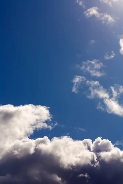 Cirrus Stratus Clouds Dramatic Blue Sky Cape Town — Stok fotoğraf