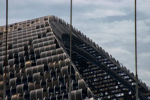 Details Shah Alam Stadium Roof Malaysia — Stock Photo, Image