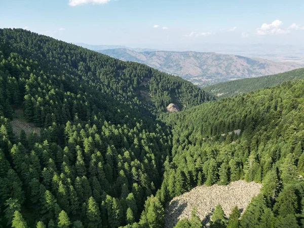 马其顿比托拉美丽山脉的空中景观 — 图库照片
