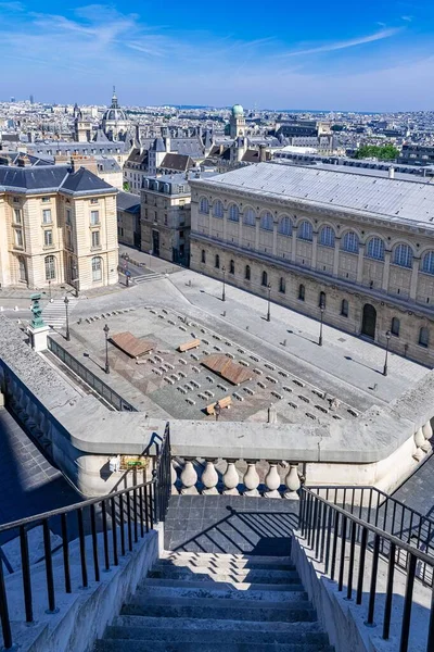 Paryż Widok Panteon Kaplica Sorbony Kościół Saint Germain Des Pres — Zdjęcie stockowe